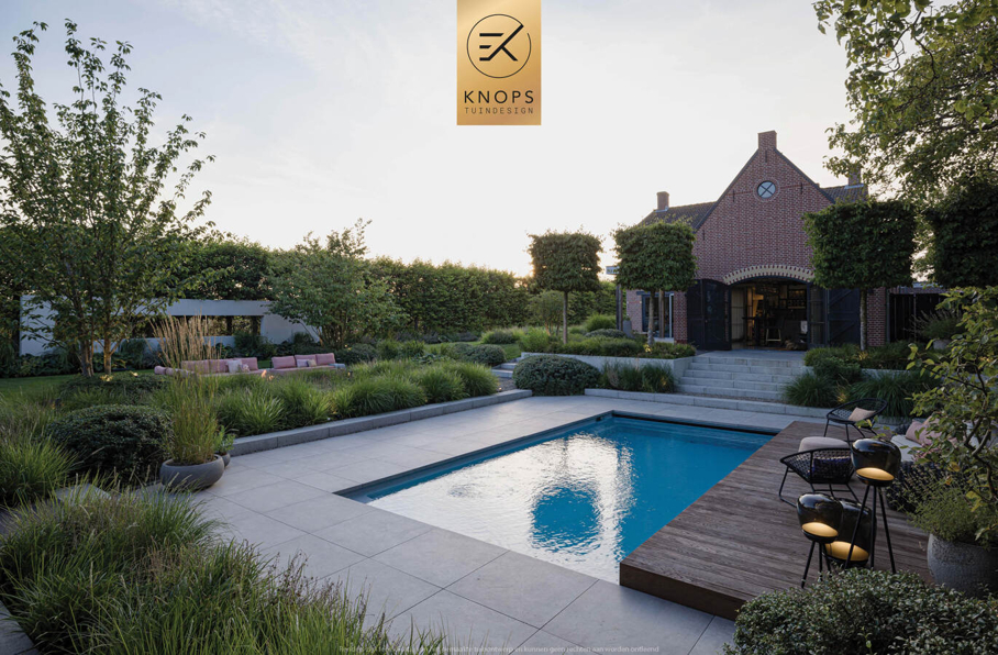 modern tuinontwerp stadstuin luxe tuin met zwembad mediterrane tuin luxury garden design exclusive garden villa garden