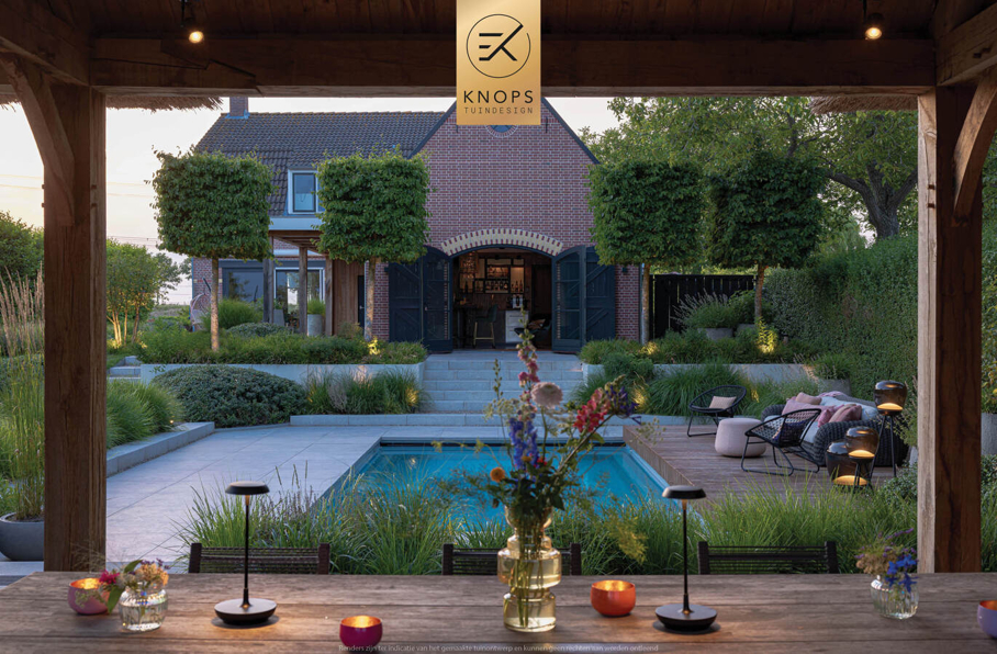 modern tuinontwerp stadstuin luxe tuin met zwembad mediterrane tuin luxury garden design exclusive garden villa garden