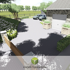 Sfeerbeelden schetsontwerp tuin Landschappelijke tuin Etten-Leur