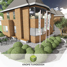 Ontwerp buitenruimte Qlubhouse Tilburg