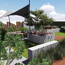 Tuinontwerp Wellness tuin Gorinchem