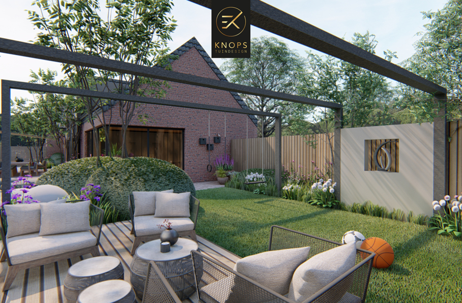 3d tuinontwerp van luxe en exclusieve tuinen met high end ideeën voor tuin en wellness door erik knops tuindesign tuinarchitect nederland 