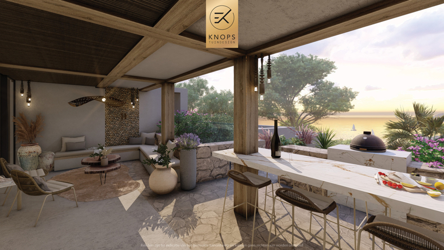 tuinarchitectuur wellness tuin ibiza tuin exclusief tuinontwerp ibiza garden knops tuindesign luxe tuinontwerp