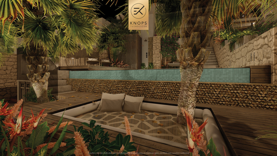 tuinarchitectuur wellness tuin ibiza tuin exclusief tuinontwerp ibiza garden knops tuindesign luxe tuinontwerp