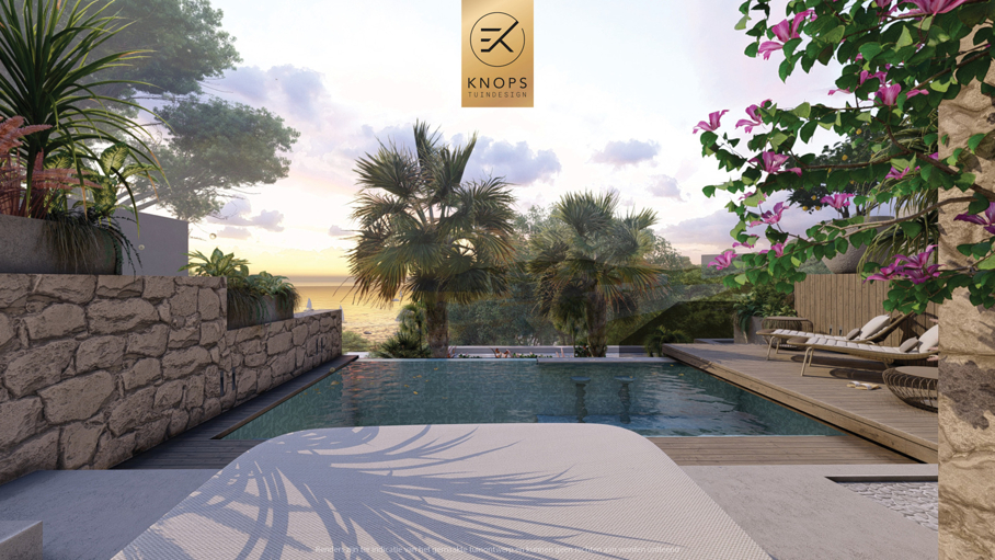 tuinarchitectuur wellness tuin ibiza tuin exclusief tuinontwerp ibiza garden knops tuindesign luxe tuinontwerp