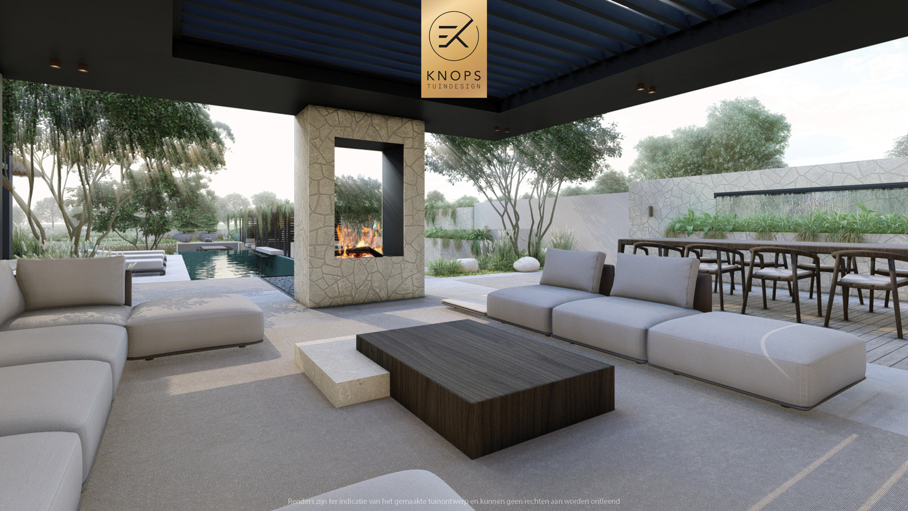 Modern tuinontwerp luxe tuin wellness garden ibiza garden garden design moderne Bali tuin bali garden exclusieve tuin met overloop zwembad modern boothuis wellness tuin