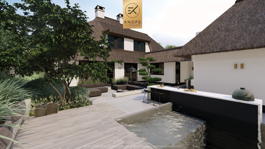 Moderne villatuin luxe entree tuin met zwembad modern tuinontwerp strakke tuin exclusief tuinontwerp