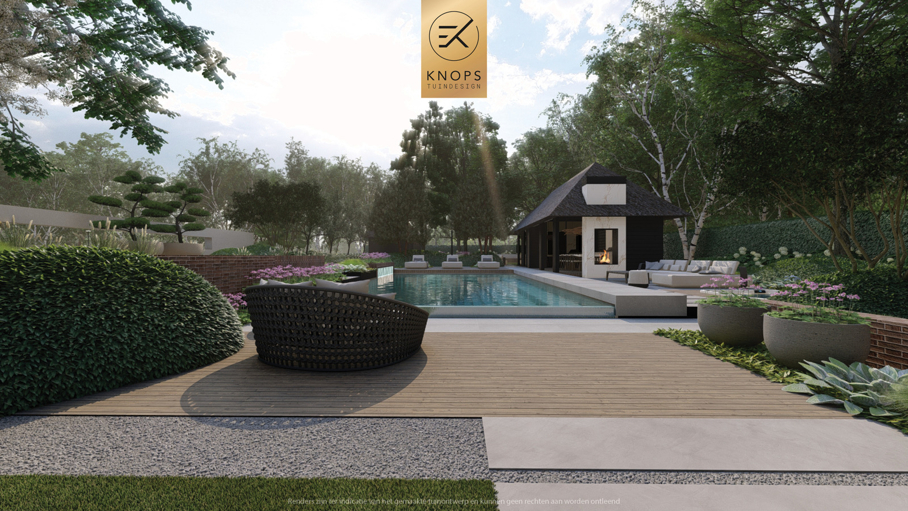 moderne tuin historisch pand luxe entree exclusief tuinontwerp modern zwembad poolhouse met sauna buitendouche exclusive garden design luxury garden modern garden