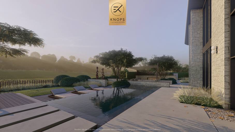 Strandtuin moderne tuin tuinontwerp vakantiehuis tuin mediterrane tuin zwembad achtertuin tuinideeën kalme tuin rustige tuin rustige tuinarchitectuur overloop zwembad buitendouche ronde details tuin