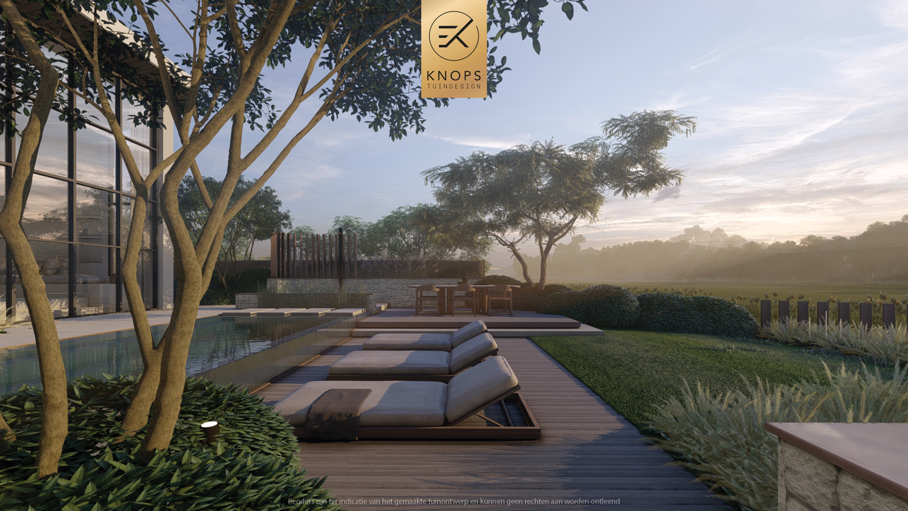 Strandtuin moderne tuin tuinontwerp vakantiehuis tuin mediterrane tuin zwembad achtertuin tuinideeën kalme tuin rustige tuin rustige tuinarchitectuur overloop zwembad buitendouche ronde details tuin
