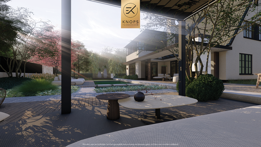 Unieke architectuur, tuin met zwembad, groene tuin, oprit, buitenkeuken, lounge met vuur