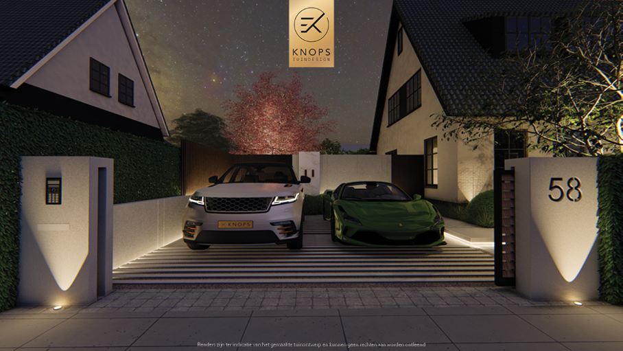 Unieke architectuur, tuin met zwembad, groene tuin, oprit, buitenkeuken, lounge met vuur