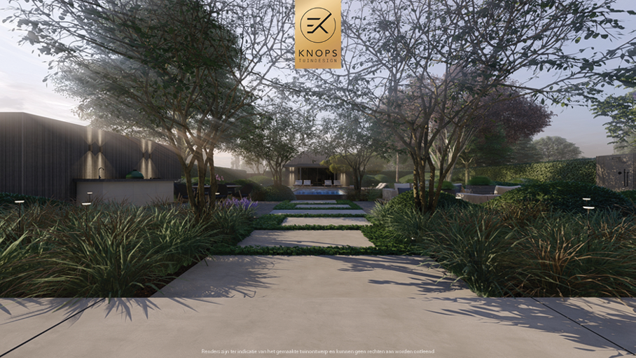 Unieke architectuur, tuin met zwembad, oprit, wellness, buitenkeuken, groene tuin