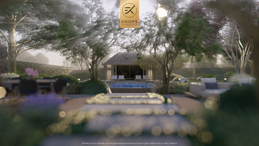 Unieke architectuur, tuin met zwembad, oprit, wellness, buitenkeuken, groene tuin
