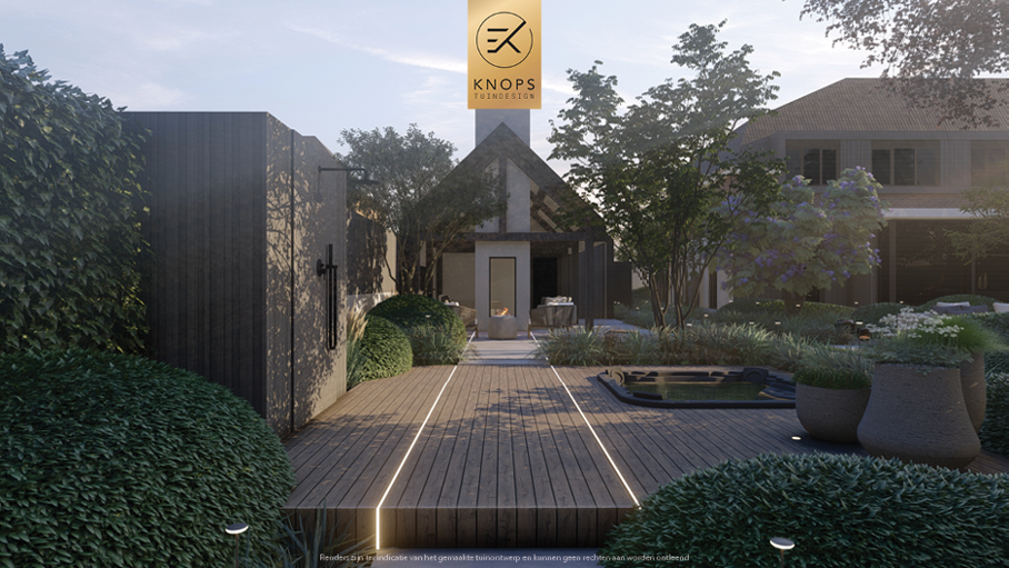 Unieke architectuur, tuin met zwembad, oprit, wellness, buitenkeuken, groene tuin