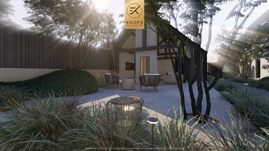 Unieke architectuur, tuin met zwembad, oprit, wellness, buitenkeuken, groene tuin