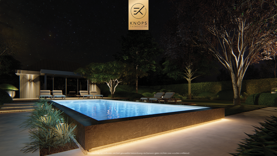 Unieke architectuur, tuin met zwembad, oprit, wellness, buitenkeuken, groene tuin