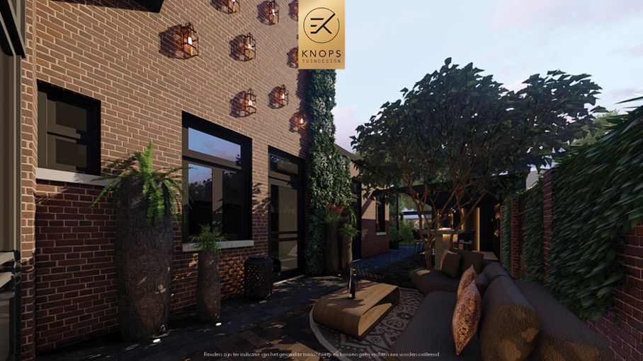 Unieke architectuur, tuin met zwembad, groene tuin, overkapping, bar met vuurtafel, sauna en buitendouche