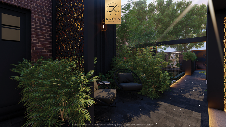 Unieke architectuur, tuin met zwembad, groene tuin, overkapping, bar met vuurtafel, sauna en buitendouche