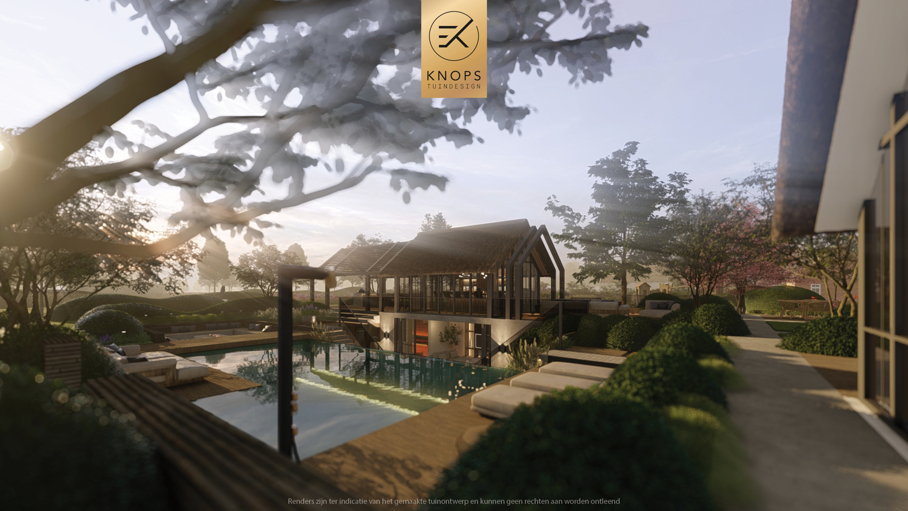 Unieke architectuur, tuin met zwembad, zitkuil met vuur, poolhouse, buitenkeuken met bar, jacuzzi, wellness, groene tuin