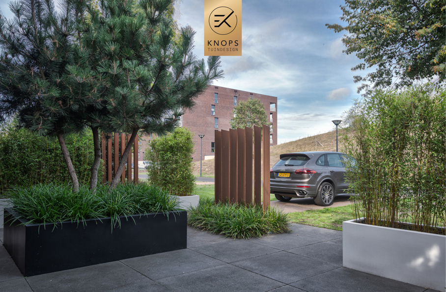 Tuinontwerp klein stadstuin exclusief maatwerk gaaf knops tuindesign tuinarchitect nederland vlonder meerstammige bomen nederland high end tuinontwerp