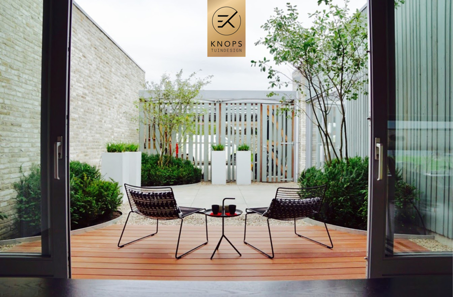  Tuinontwerp klein stadstuin exclusief maatwerk gaaf knops tuindesign tuinarchitect nederland vlonder meerstammige bomen nederland high end tuinontwerp