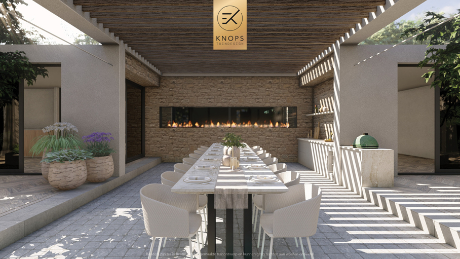 resort garden design, moderne tuin met zwembad, poolhouse, buitenverblijf, luxe tuinontwerp, exclusieve tuin met zwembad, mediterrane tuinontwerp