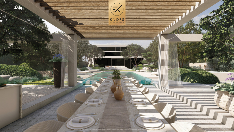 resort garden design, moderne tuin met zwembad, poolhouse, buitenverblijf, luxe tuinontwerp, exclusieve tuin met zwembad, mediterrane tuinontwerp