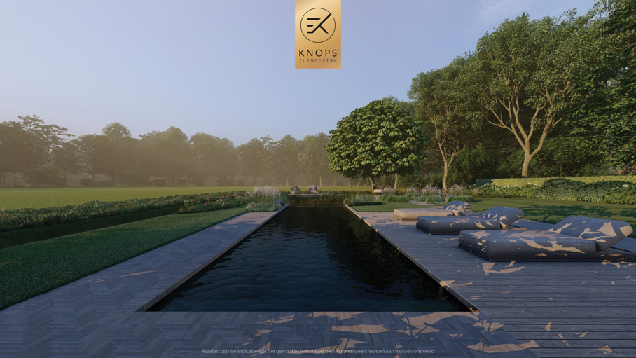moderne villatuin natuurlijke tuin tuin met zwembad luxe overkapping buitenhaard buitenbar natuurlijke beplanting exclusief tuinontwerp