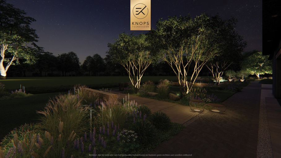moderne villatuin natuurlijke tuin tuin met zwembad luxe overkapping buitenhaard buitenbar natuurlijke beplanting exclusief tuinontwerp