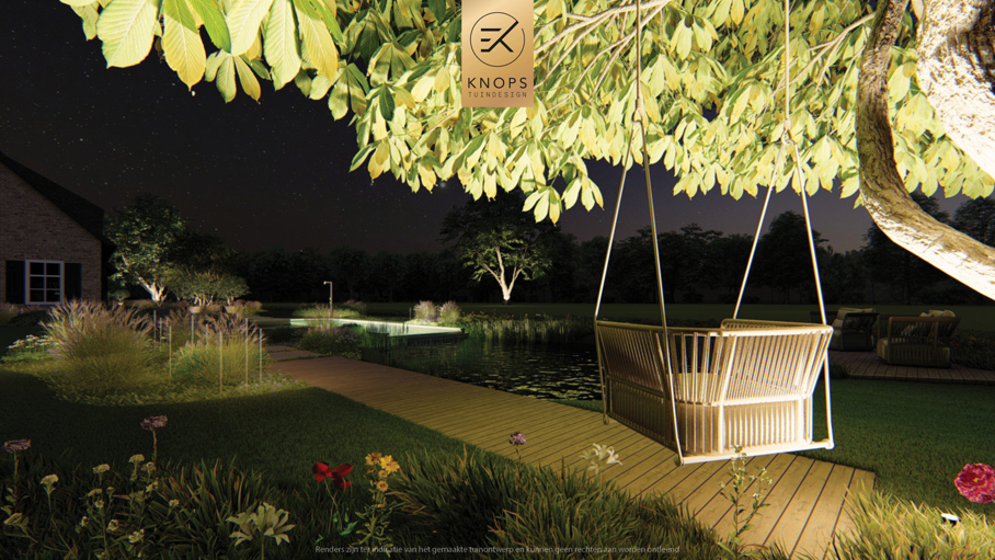 moderne villatuin natuurlijke tuin tuin met zwembad luxe overkapping buitenhaard buitenbar natuurlijke beplanting exclusief tuinontwerp
