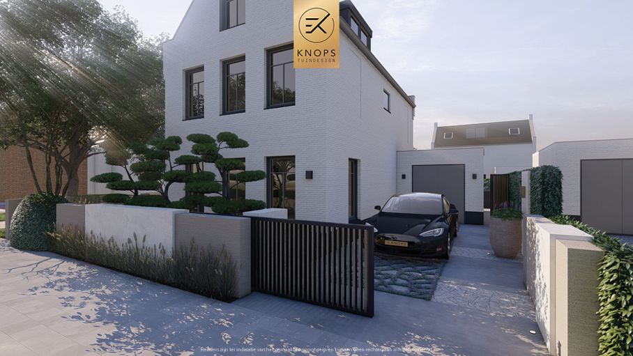Unieke architectuur, tuin met zwembad, zitkuil met vuur, poolhouse met haard, groene tuin