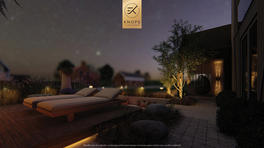 Unieke architectuur met ronde vormen, tuin met zwembad, zitkuil met vuur, oprit, groene tuin, poolhouse met wellness
