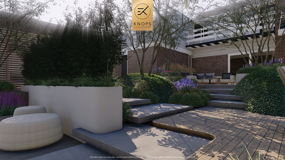 Unieke architectuur, groene tuin, overkapping met lounge, buitenkeuken, oprit