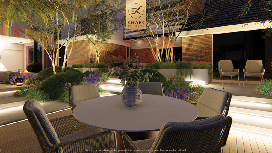Unieke architectuur, groene tuin, overkapping met lounge, buitenkeuken, oprit