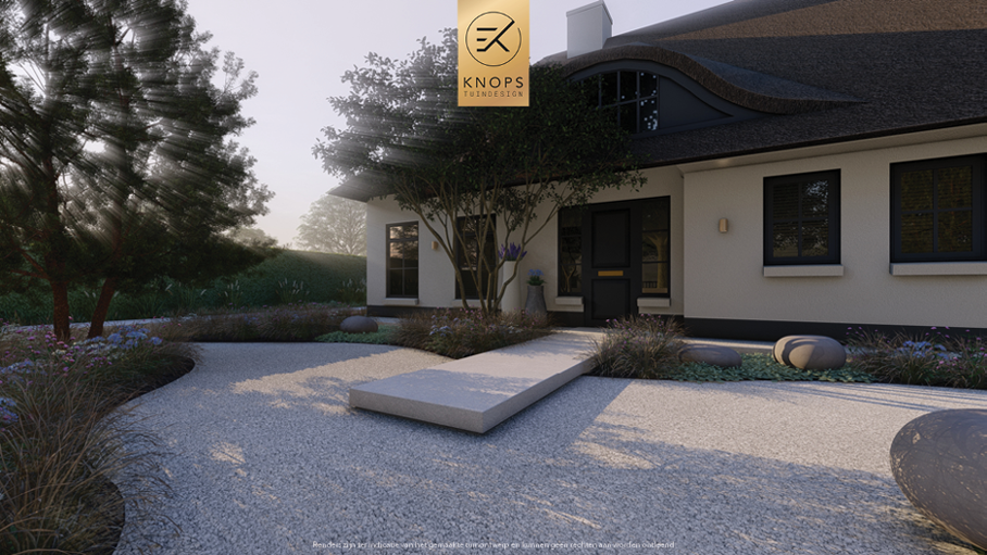Unieke architectuur, ronde vormen, tuin met zwembad, zitkuil met vuur, oprit, groene tuin, bijgebouw met keuken, sauna, autolift