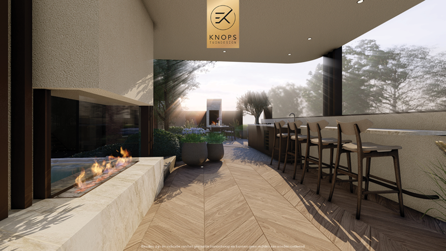 Unieke architectuur, overkapping met wellness, buitenkeuken met bar, tuin aan het water, groene tuin, jacuzzi 
