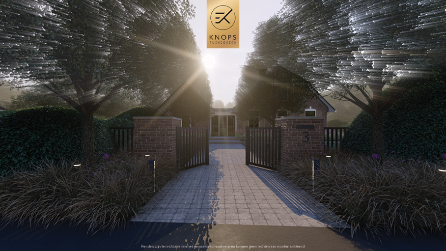 Unieke architectuur, strakke lijnen, groene tuin, oprit, buitenkeuken