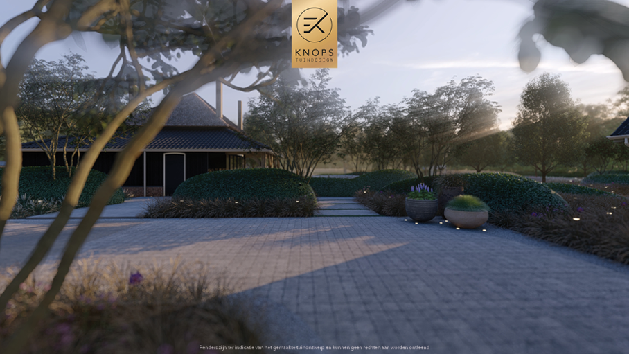 Unieke architectuur, strakke lijnen, groene tuin, oprit, buitenkeuken