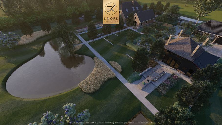 Unieke architectuur, strakke lijnen, groene tuin, oprit, buitenkeuken
