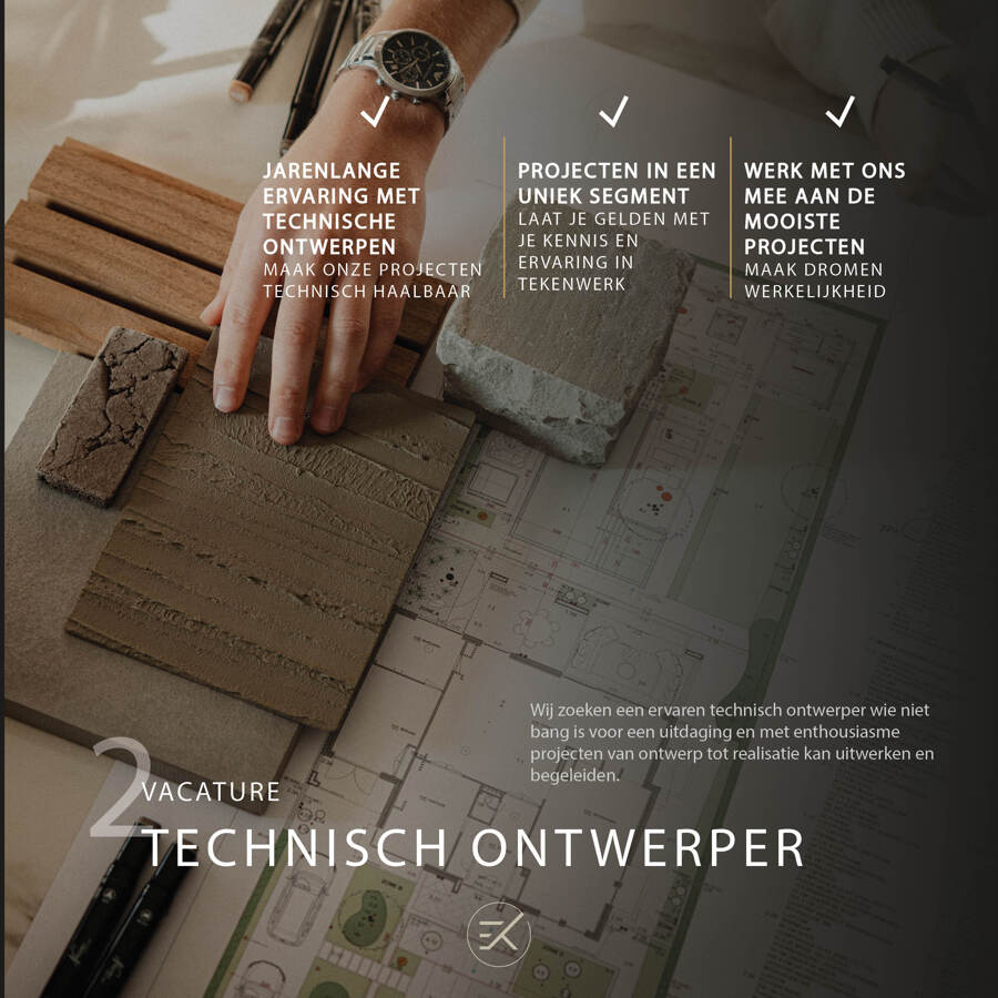Vacature technisch tekenaar / project leider 